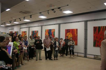 Chrystyna: Eröffnung der Ausstellung in Kiew 2012