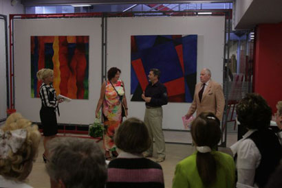 Chrystyna: Eröffnung der Ausstellung in Kiew 2012