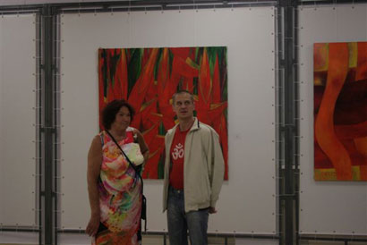 Chrystyna: Eröffnung der Ausstellung in Kiew 2012